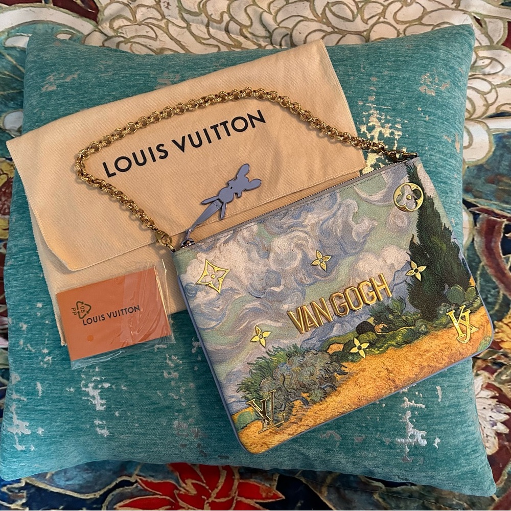 Louis Vuitton Masters Collection x Jeff Koons Van Gogh Pochette Clutch